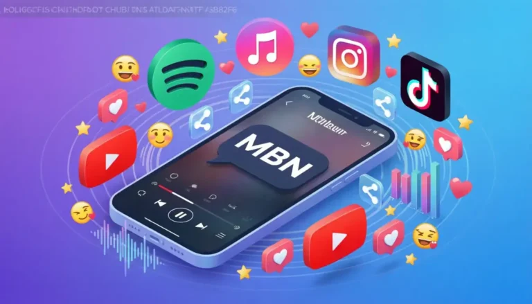 What does MBN mean in text messaging and social media explained with phone screen showing conversation